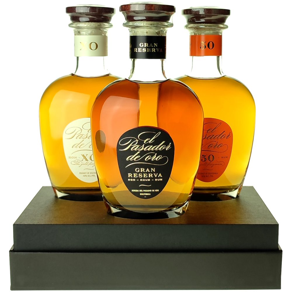 El Pasador de Oro Coffret Découverte Rum Guatemala 01
